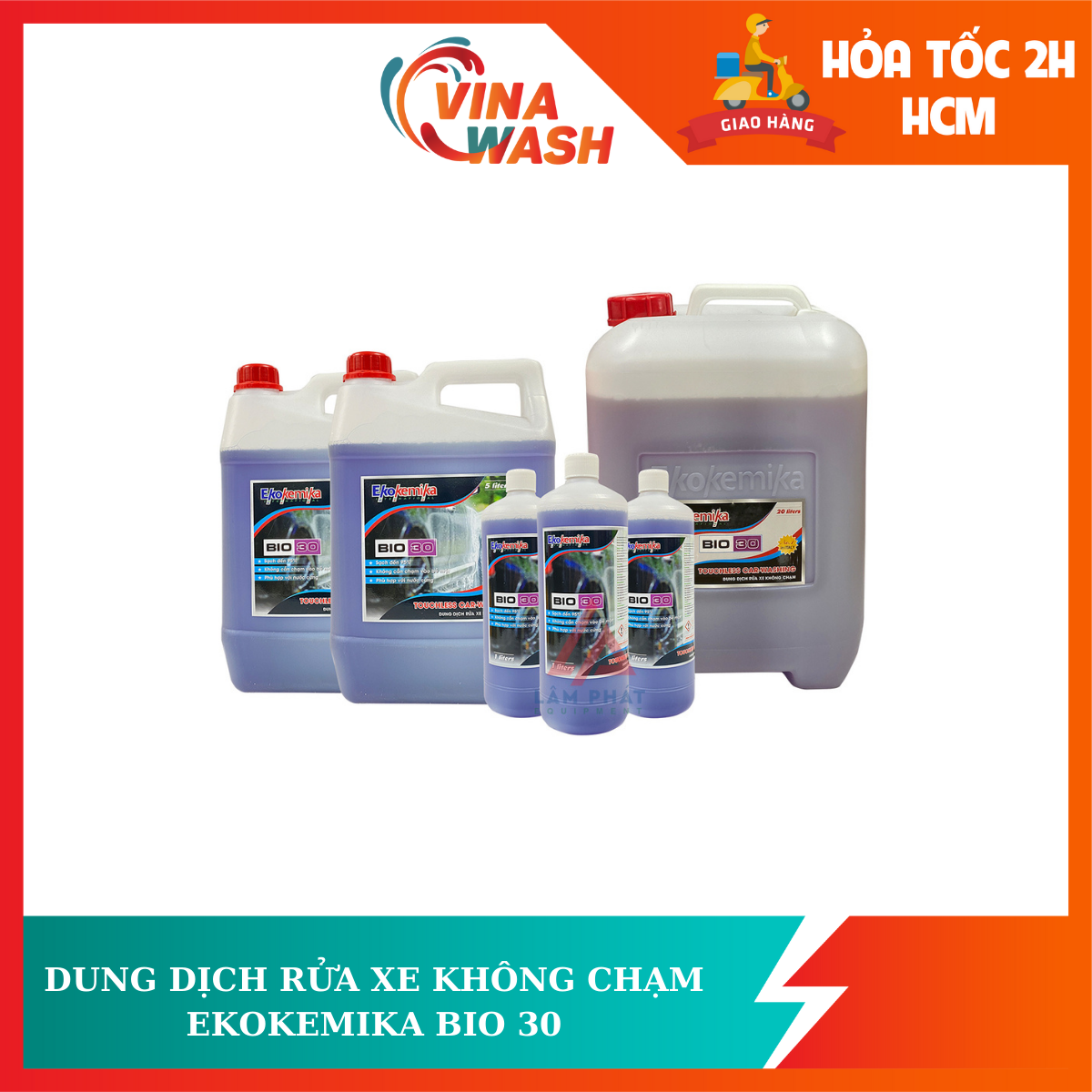 Dung dịch rửa xe không chạm Ekokemika Bio 30