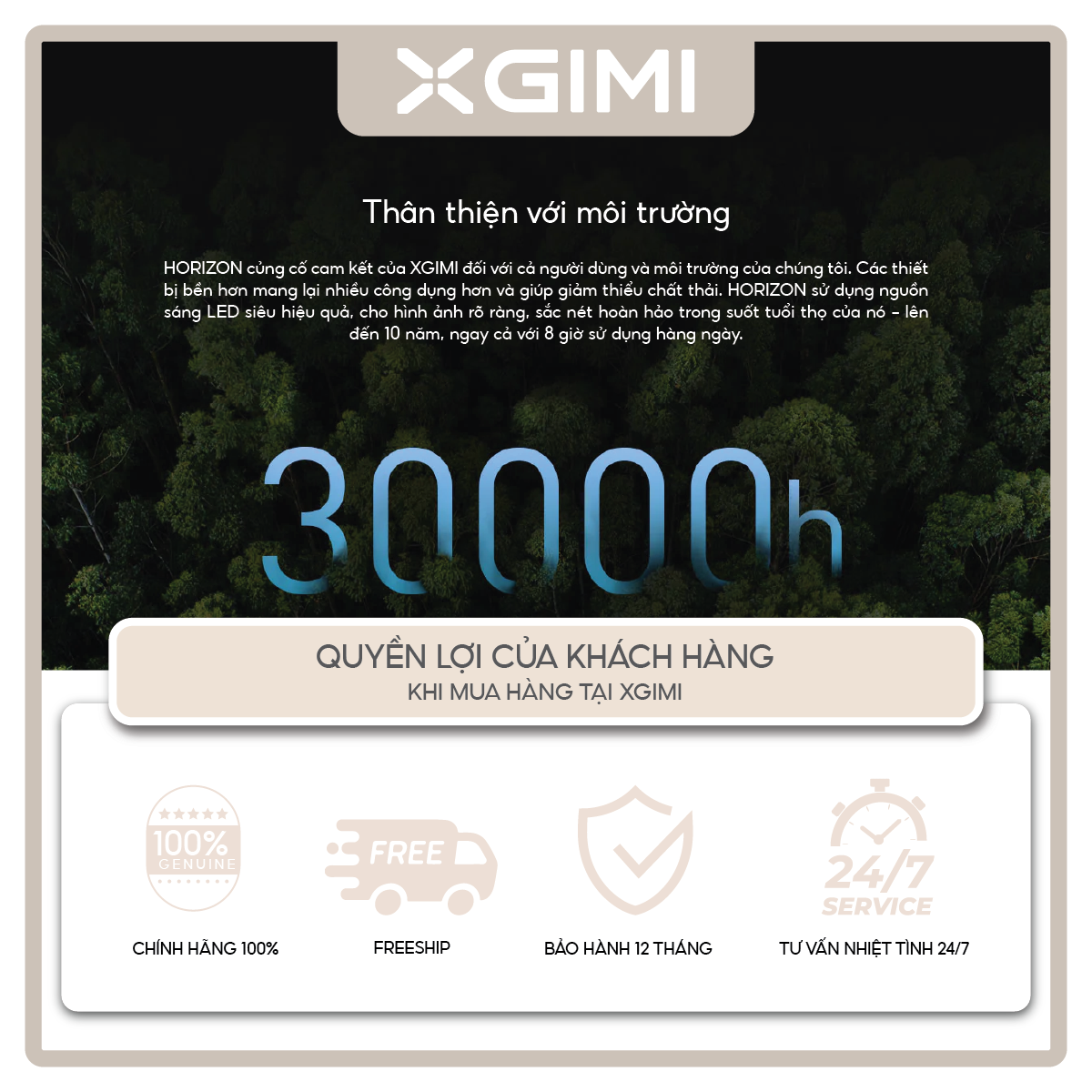 Máy Chiếu Thông Minh XGiMi Horizon Pro - Bản Quốc Tế