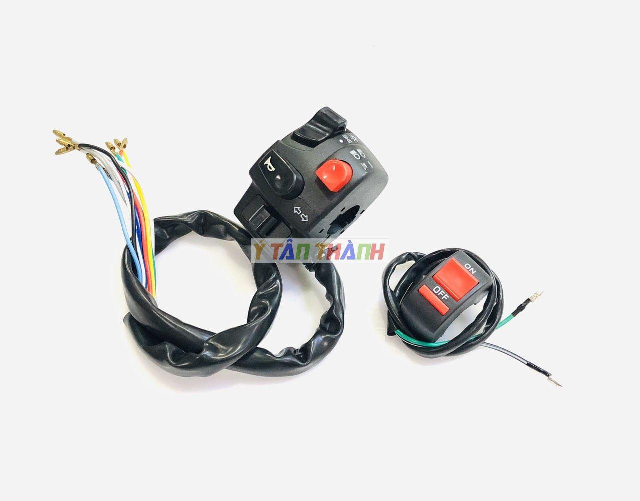 Cặp Cùm Công Tắc Domino K1 On Off