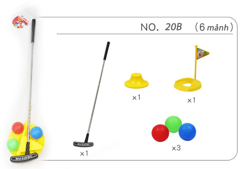 Bộ dụng cụ chơi Golf cho trẻ