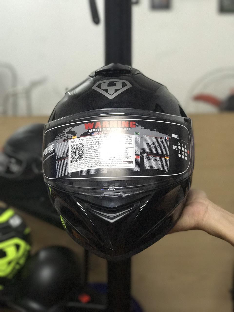 Mũ Bảo Hiểm Fullface YOHE 981 2 Kính