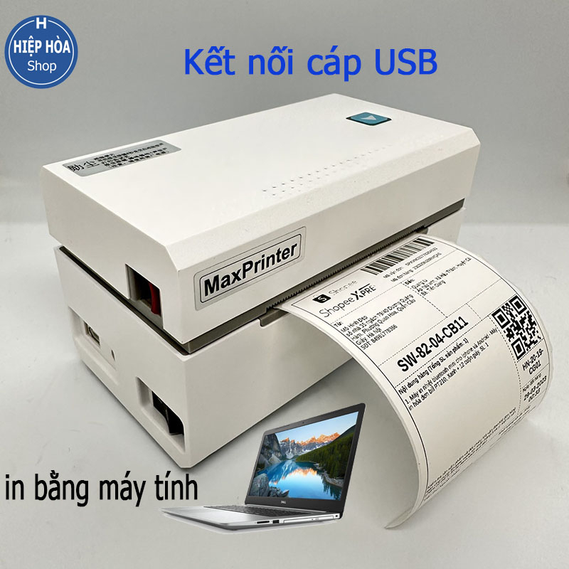 Máy in đơn hàng MaxPrinter-A7 - Máy in nhiệt Max printer A7