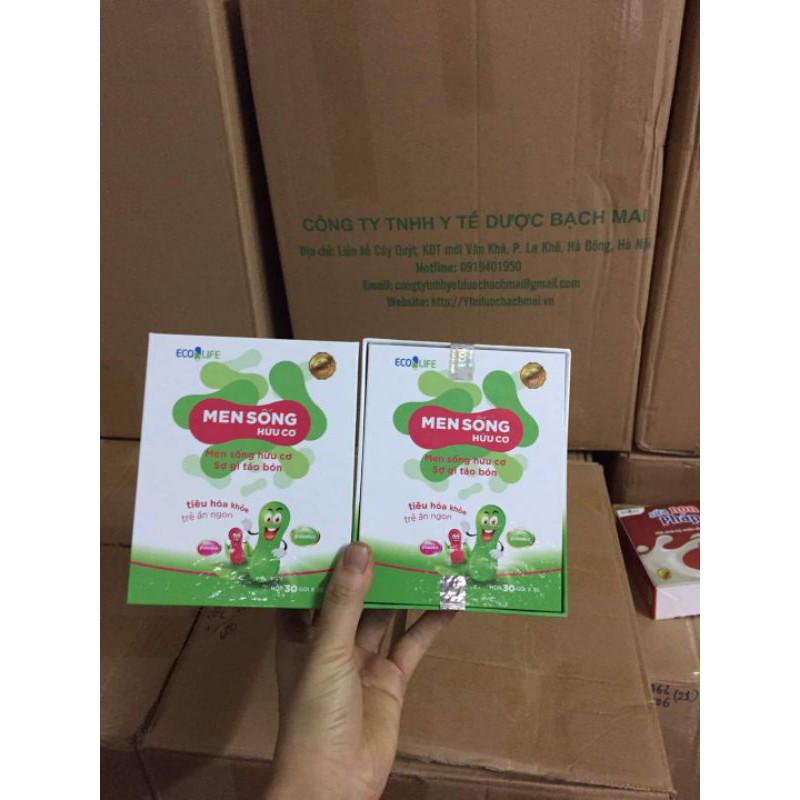 1 hộp Men sống hữu cơ Ecolife