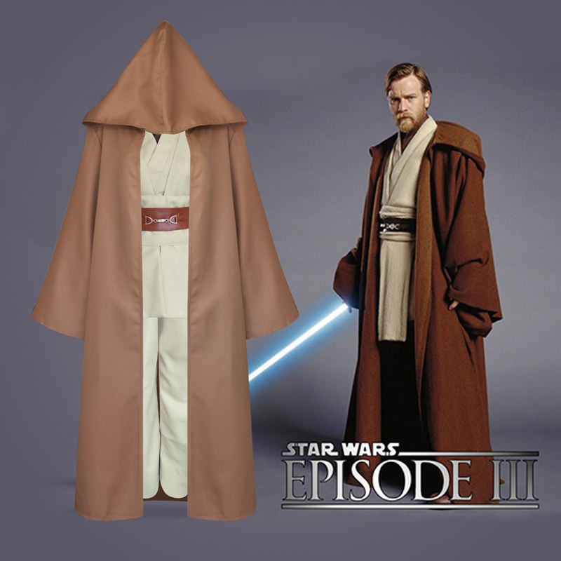 Star Wars cos costume Jedi Knight robe cape Star Wars Halloween company annual meeting performance cosplay