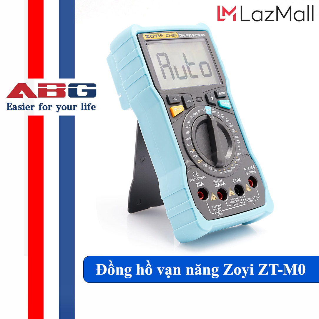 Đồng hồ đo điện vạn năng zoyi zt-m0 tự động và thủ công điều chỉnh thang và chế độ đo, hiển thị kỹ thuật số đồng hồ đo von kế, đo tụ, điện áp đa năng - thiết bị chuyên nghiệp - hàng chính hãng bh 12 tháng
