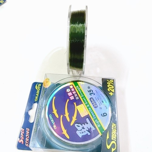 Cước Câu Cá Okamoto 250m (cước 4 con cá)