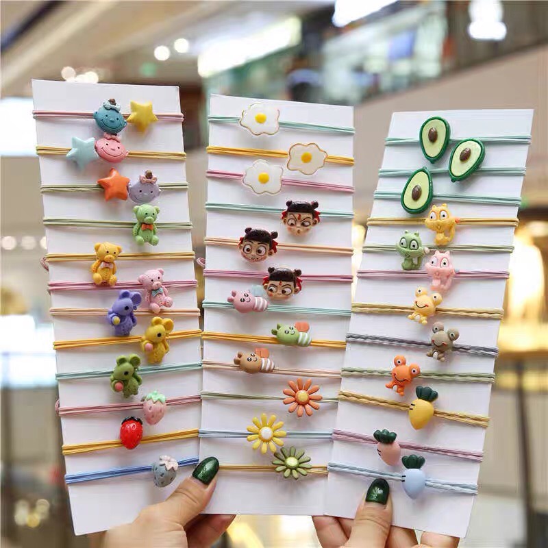 [QUÀ TẶNG]Dây cột tóc dễ thương phong cách Hàn Quốc dành cho nữ