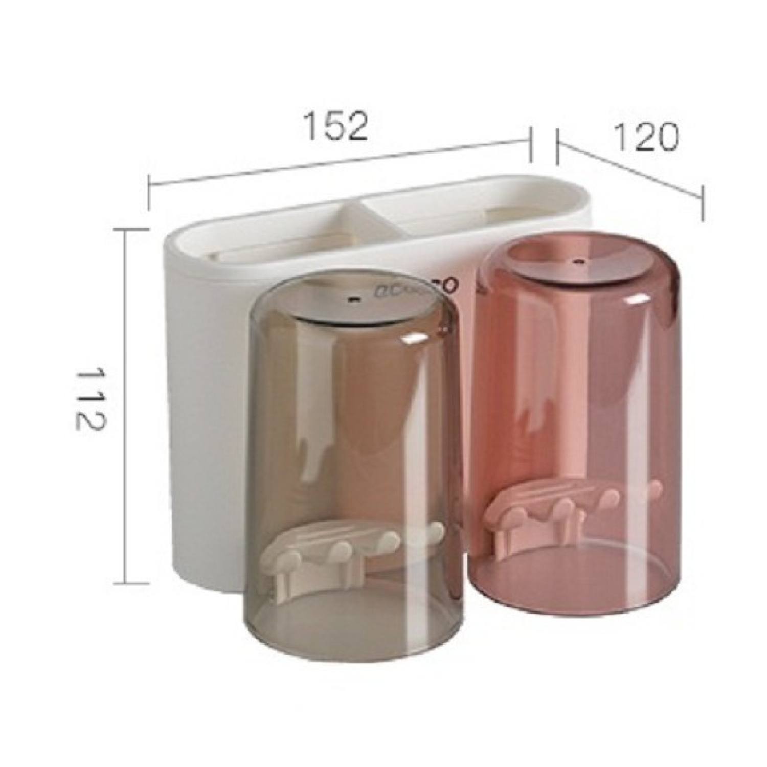 HỘP 2 CỐC ECOCO E1924 KÈM BỘ NHẢ KEM ĐÁNH RĂNG