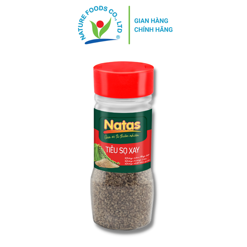 TIÊU SỌ XAY NATAS gia vị tiện dụng (hũ 55g)