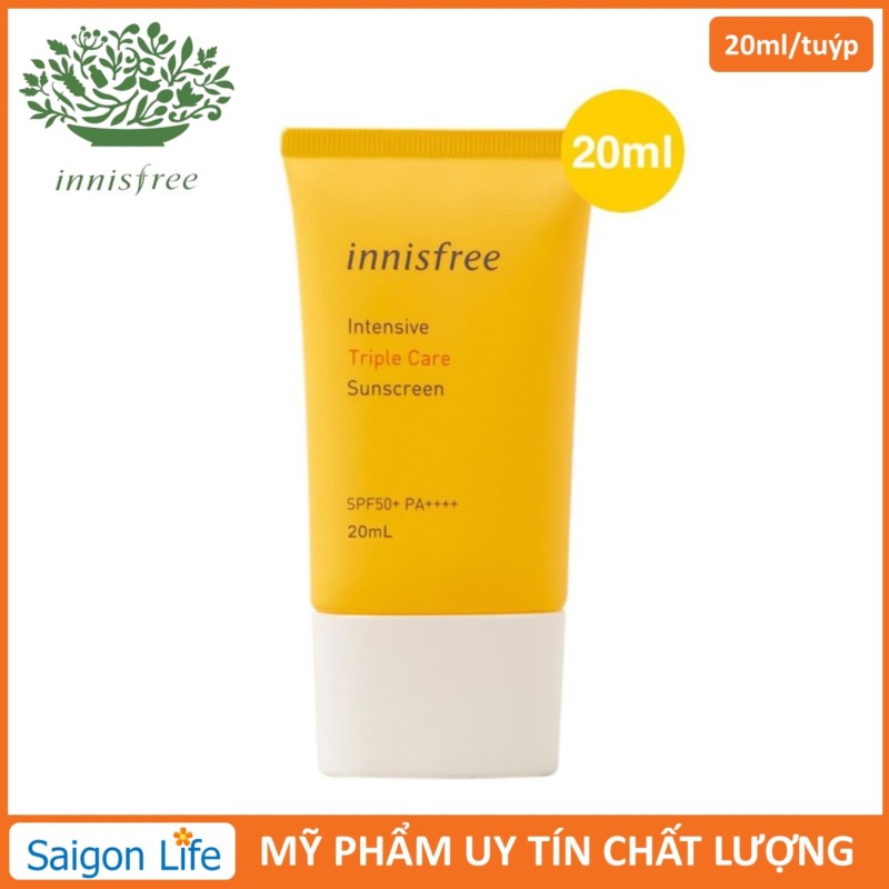 [Cực Hot] Kem Chống Nắng Innisfree Perfect UV Protection Cream Triple Care 20ml giá rẻ