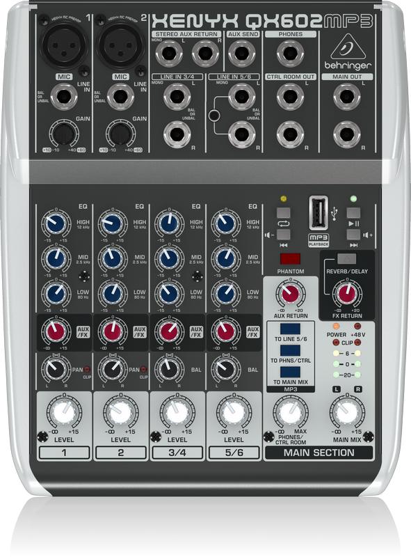 BÀN MIXER BEHRINGER QX602MP3
