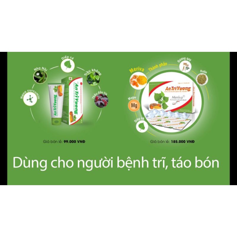 COMBO An Trĩ Vương ( Viên Uống + Gel Bôi )