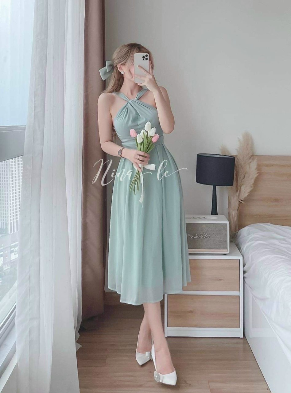 Đầm xòe công chúa sang trọng , thời trang tiểu thư , công chúa - duyên dáng cho các nàng shop cocolu