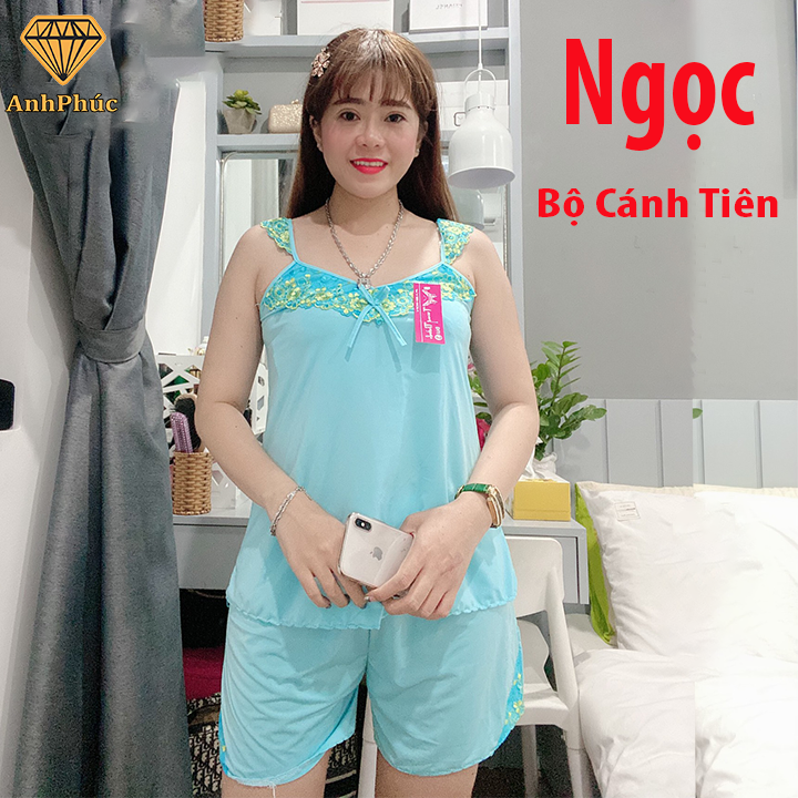 [HCM]Đồ ngủ cánh tiên chất thun lạnh mặc mát  Anh Phúc