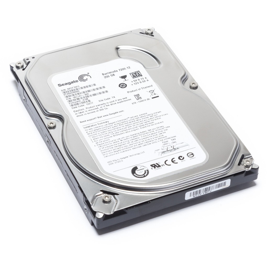 Ổ cứng máy tính HDD PC SEAGATE 160GB - 250GB Mỏng (Renew)