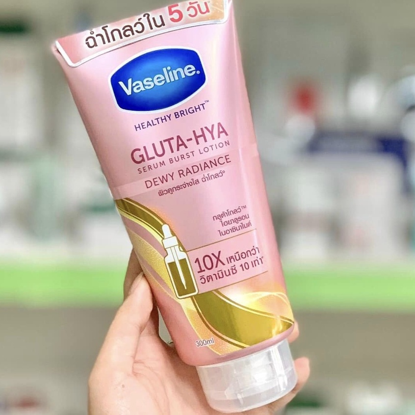 Sữa Dưỡng Thể Vaseline Thái Lan Dưỡng Ẩm, Trắng Da