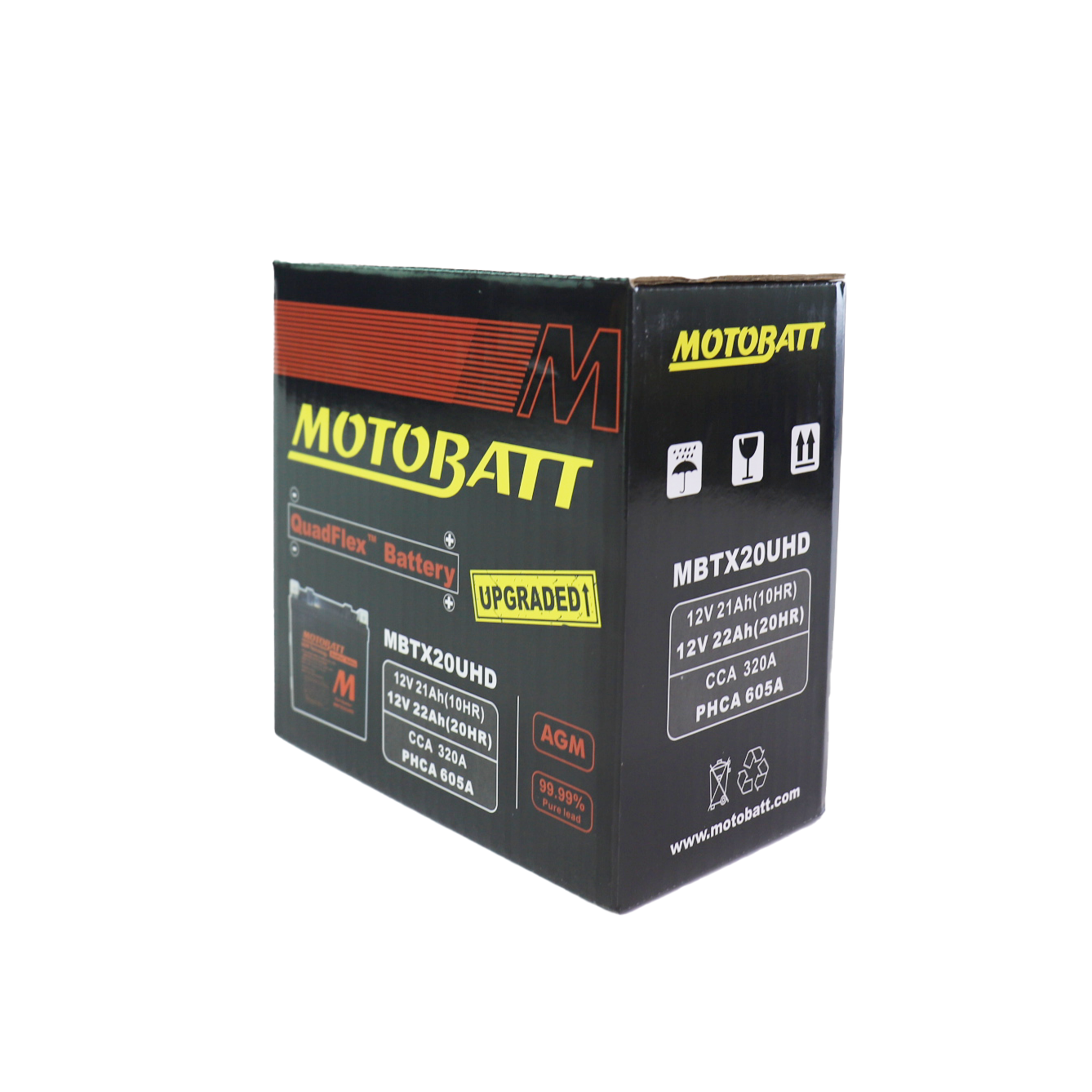 BÌNH ẮC QUY QUADFLEX MOTOBATT MBTX20UHD (12V~21A) - MTB-MBTX20UHD