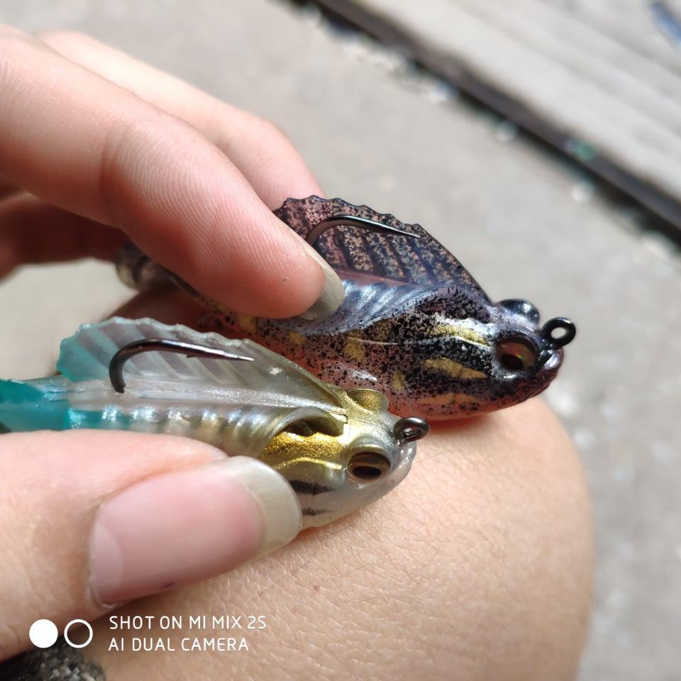 mồi mềm giấu lưỡi cực nhậy cá