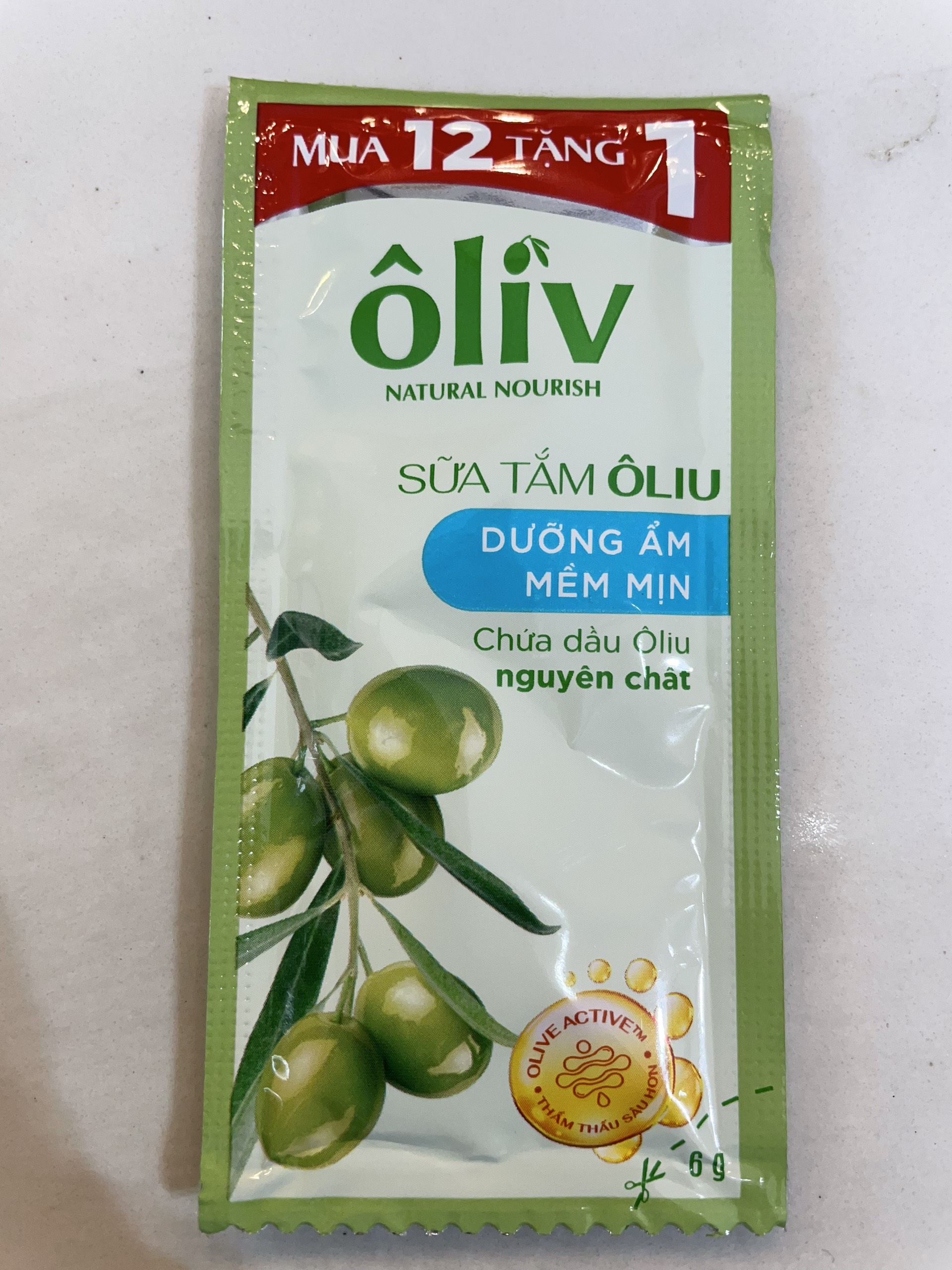 Dây Sữa Tắm Oliv  Mềm Mịn 12 gói