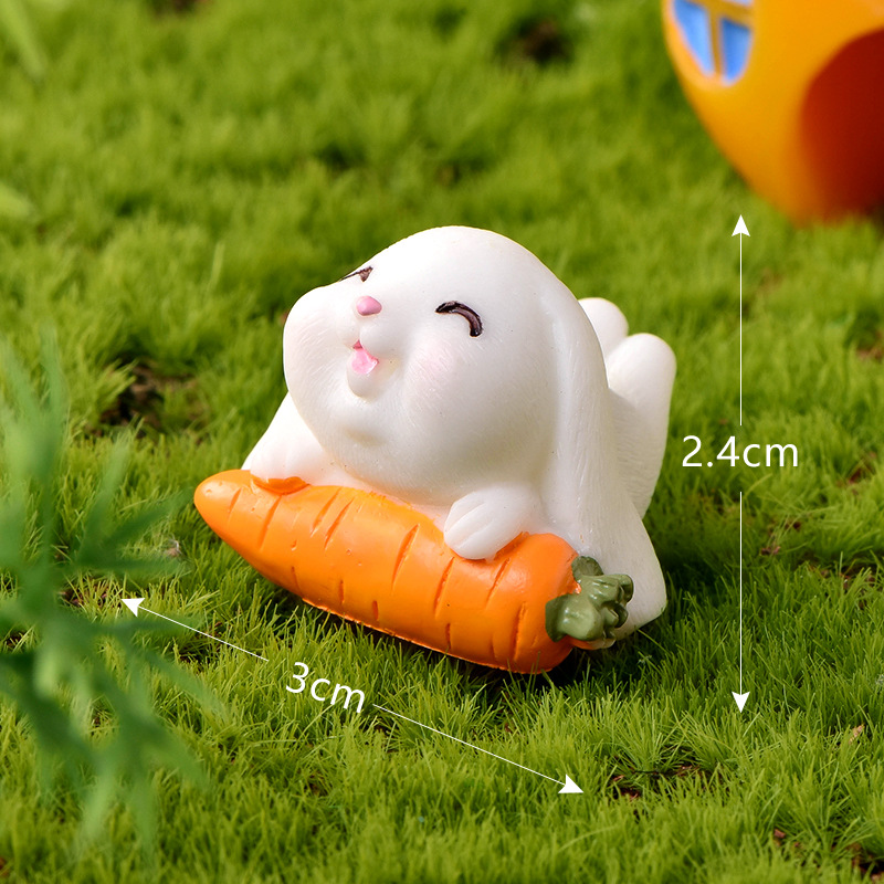 Thỏ Mô hình trang trí tiểu cảnh, terrarium