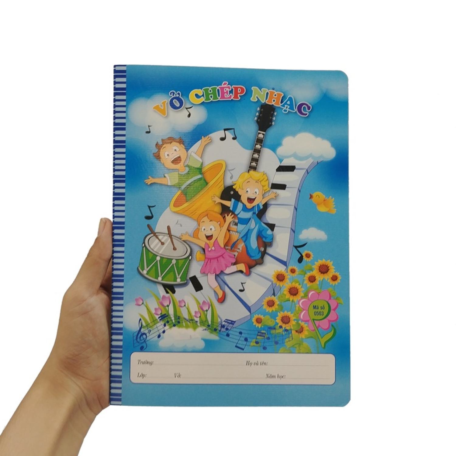 COMBO 3 Vở chép nhạc School Hồng Hà 0503 .Với thiết kế vui tươi, ngộ nghĩnh rất được các bạn nhỏ yêu thích