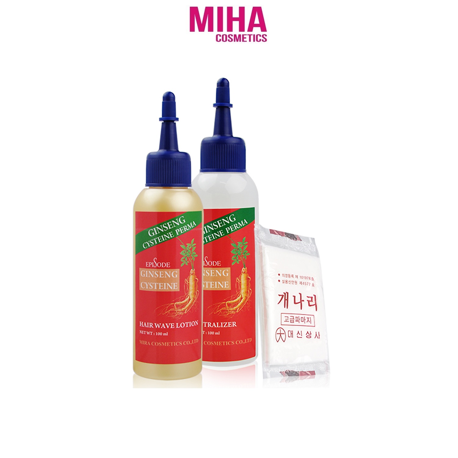 Thuốc uốn tóc chiết xuất sâm đỏ gingsen mira
