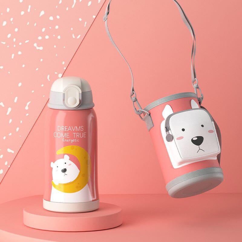 Bình nước giữ  nhiệt cho bé Bình nước trẻ em