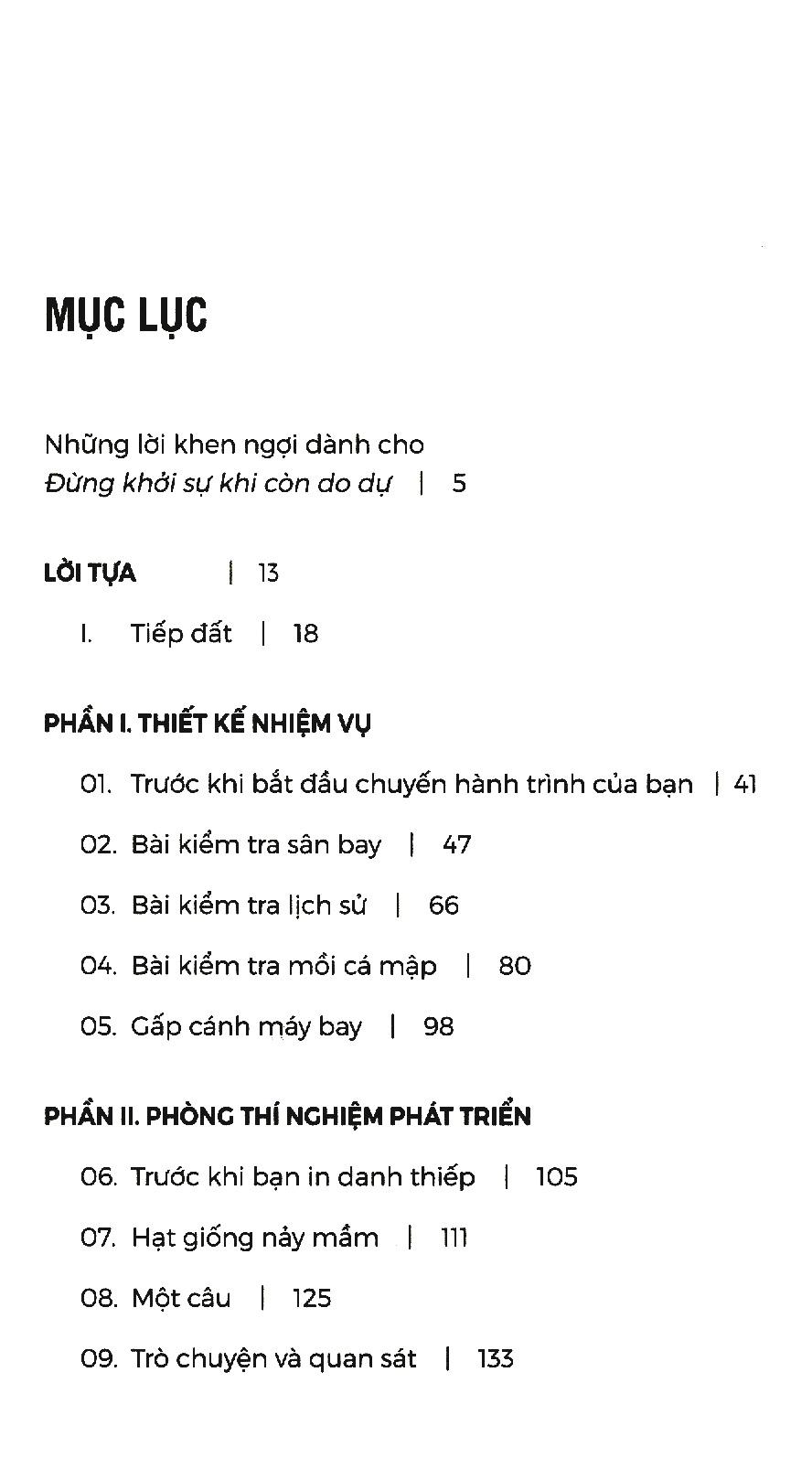 Sách - Đừng khởi sự khi còn do dự