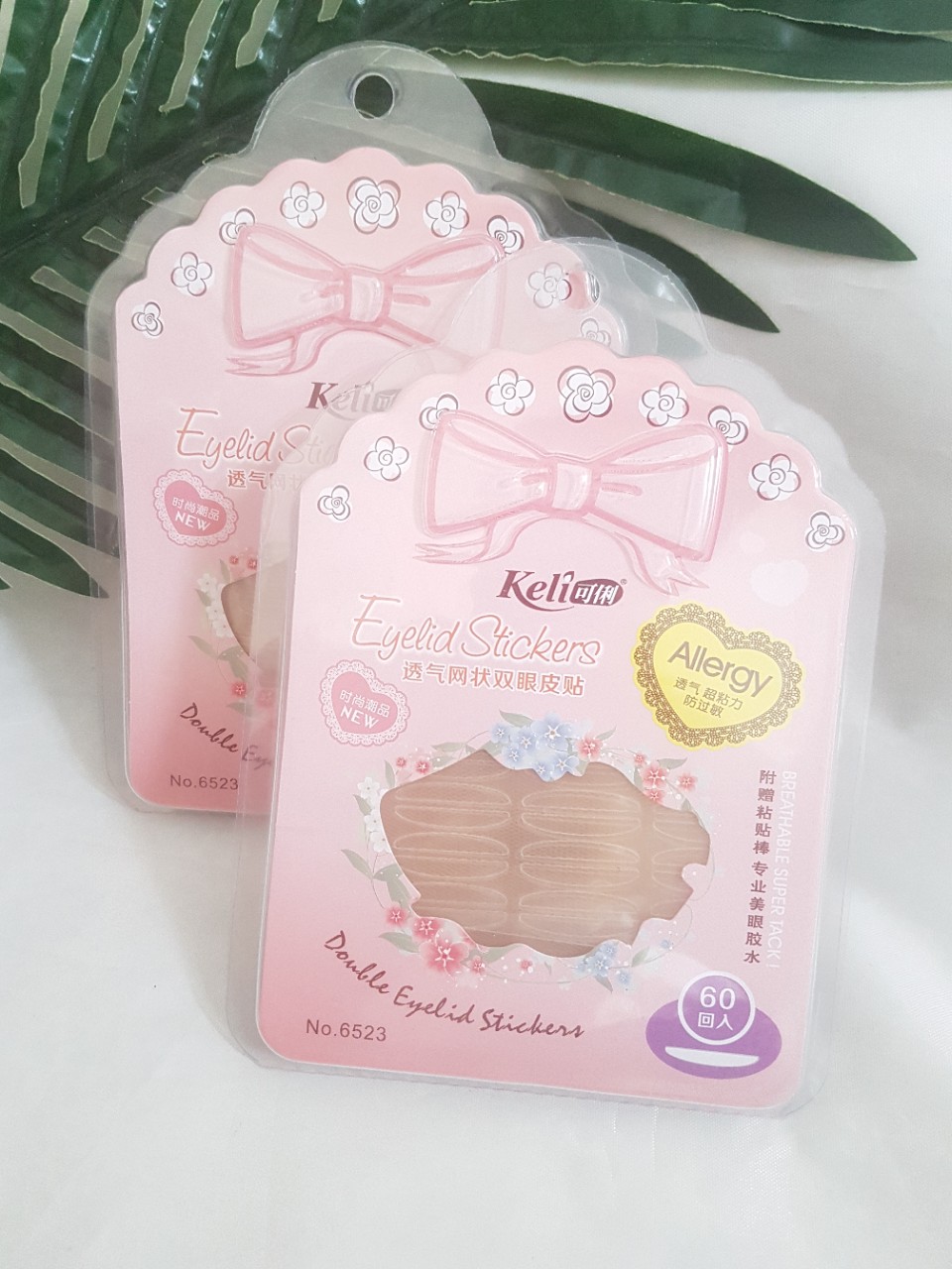 Miếng Dán Kích Mí Lưới Keli Allergy Double Eyelid Stickers (60 Miếng)