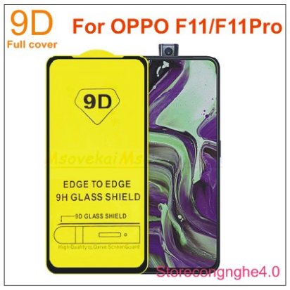 Kính cường lực 9D Full màn OPPO F11 Pro /F11