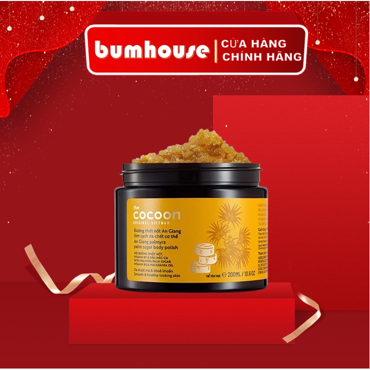 Tẩy da chết cơ thể cà phê Đắk Lắk Cocoon 200ml