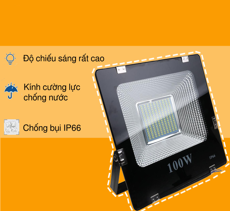 Đèn pha LED cao cấp IP66 SIÊU SÁNG 50W/100W