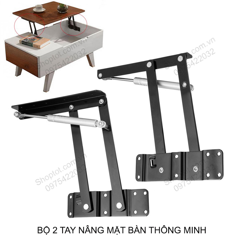 Bộ 2 tay nâng mặt bàn thông minh KY-101