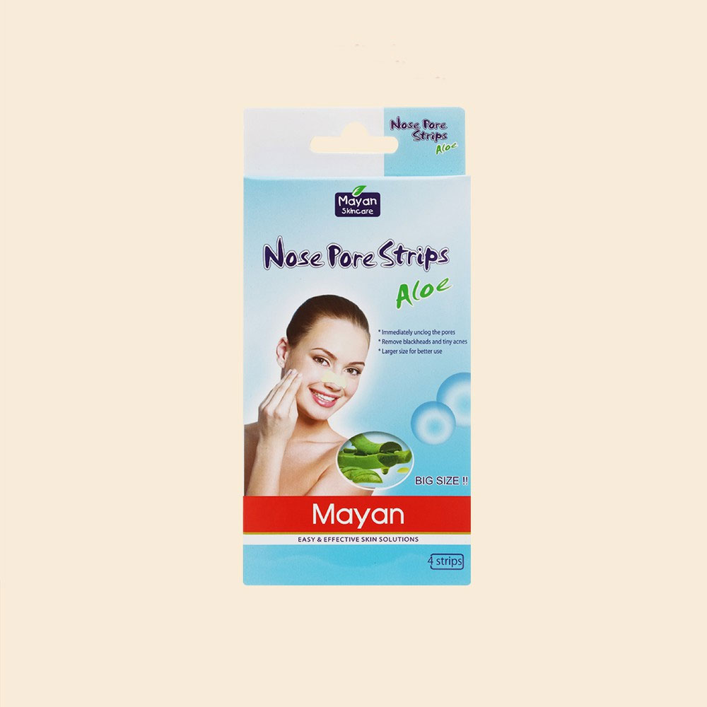 Miếng lột mụn cám Lô hội Mayan (4 miếng/hộp) Hàn Quốc