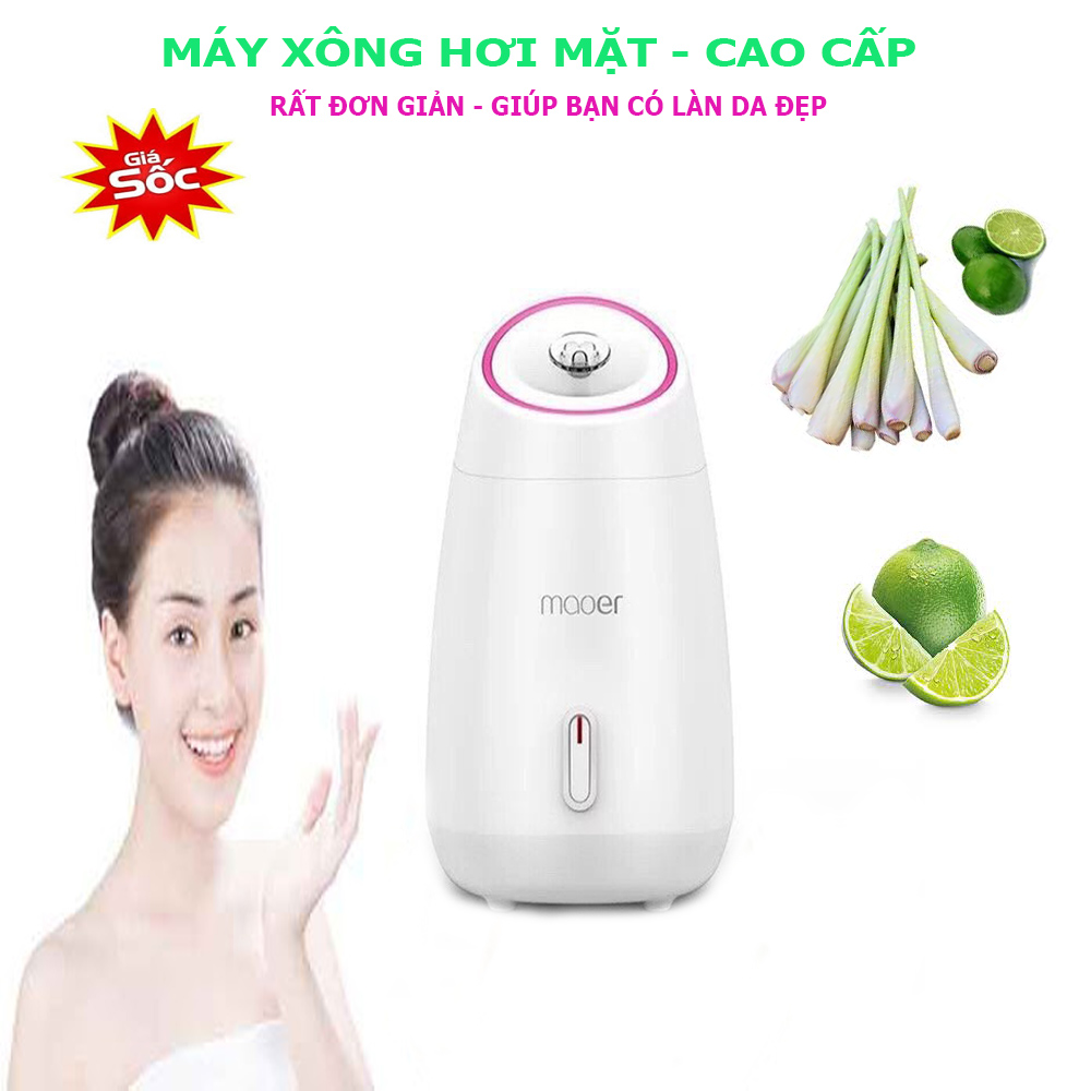 Máy Xông Hơi Mặt Hiệu Quả Nhanh Sử Dụng Với Hoa Quả Tự Nhiên Cho Làn Da Đẹp Mịn Màng Không Độc Hại - Bảo Hành Đổi Mới 7 Ngày