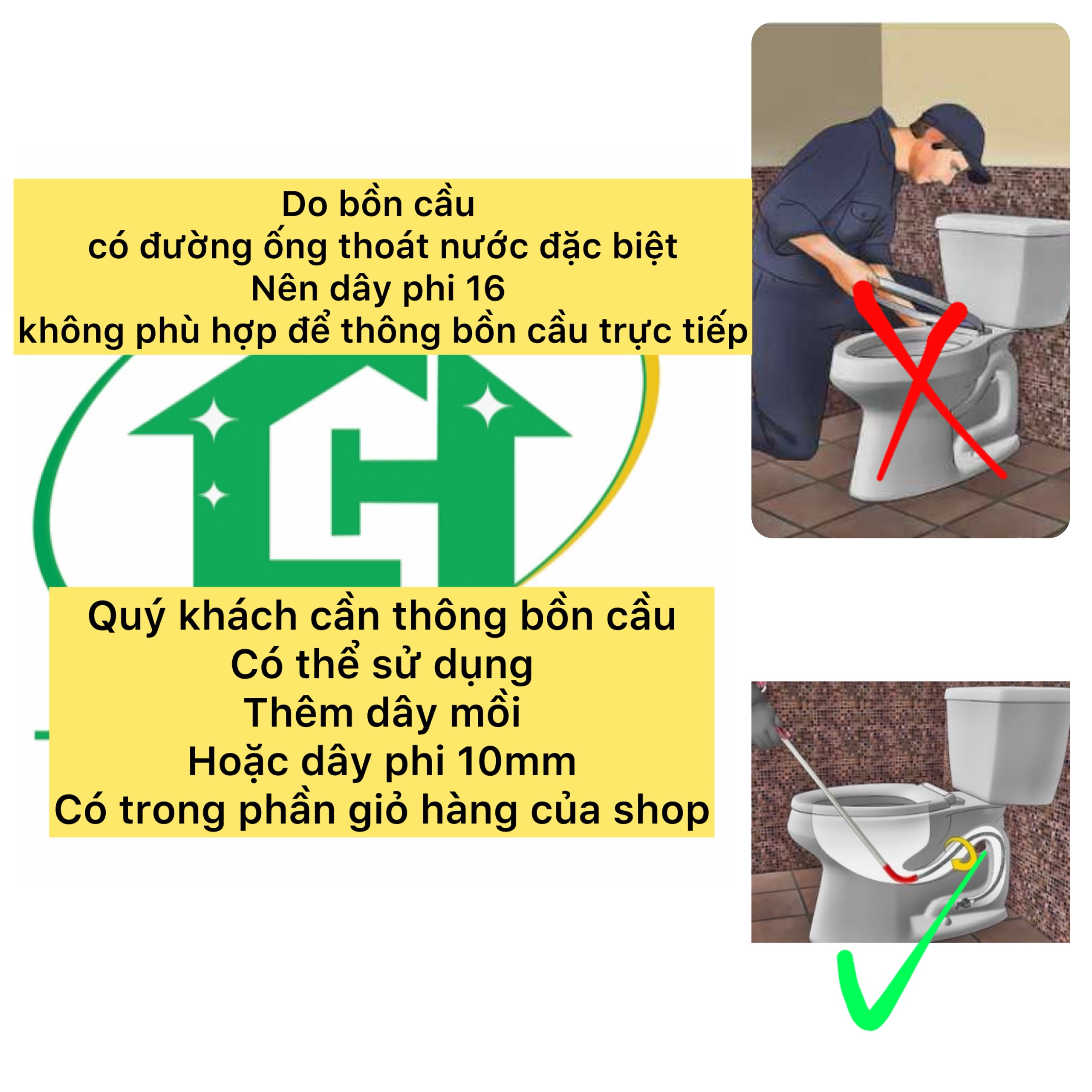 Dây Thông Tắc Cống Lò Xo Dùng Cho Máy Khoan ( Gồm Dây Lò Xo Phi 16 + 6 đầu thông + 1 đầu kết nối )
