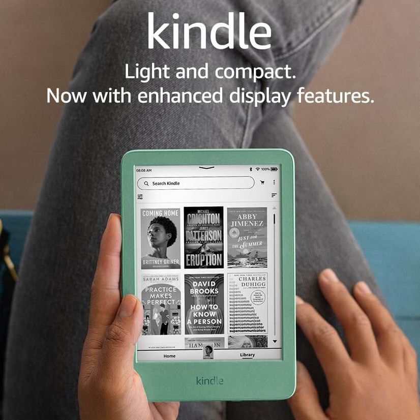 Máy đọc sách Kindle 2024 màn hình 6 inch, độ phân giải 300ppi, dung Lượng 16GB, cổng sạc type C NEW SEAL