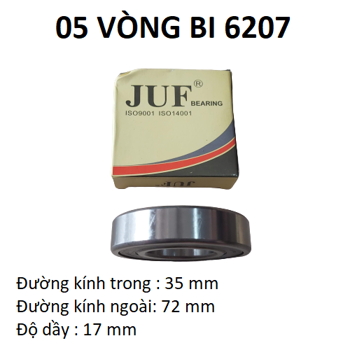 01 vòng bi 6207 JUF
