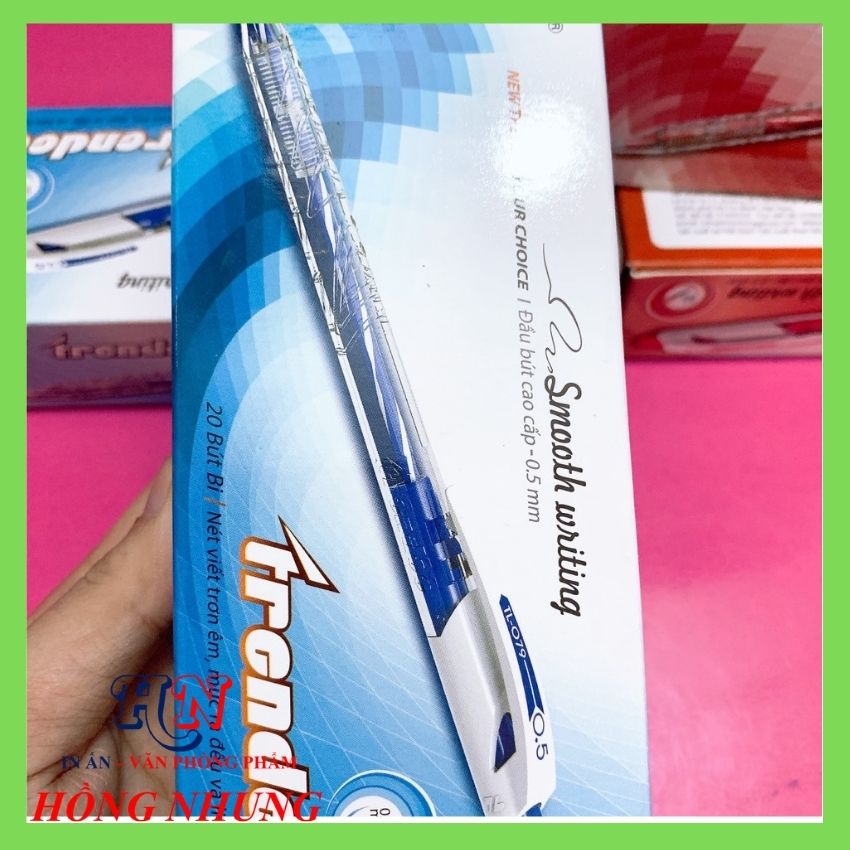 [Hàng Mới]SÉT 10 Cây Bút Bi Thiên Long 079 Đầu Nhỏ 0.5mm