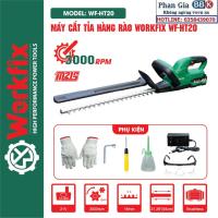 Máy cắt tỉa hàng rào cắt cây cảnh WORKFIX Chính hãng - Động cơ lõi đồng 100% - chân pin phổ thông 4cm