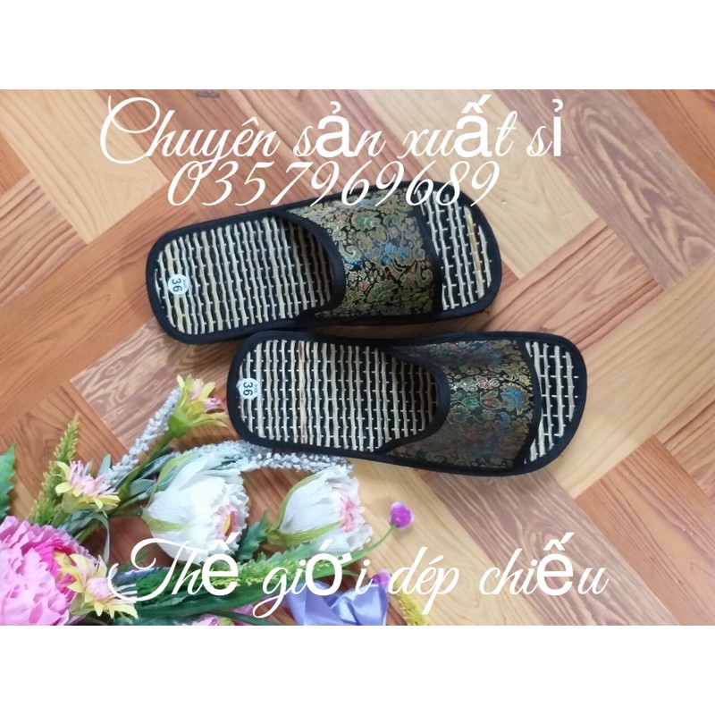 Dép Chiếu Quai Ngang Chiếu Sọc