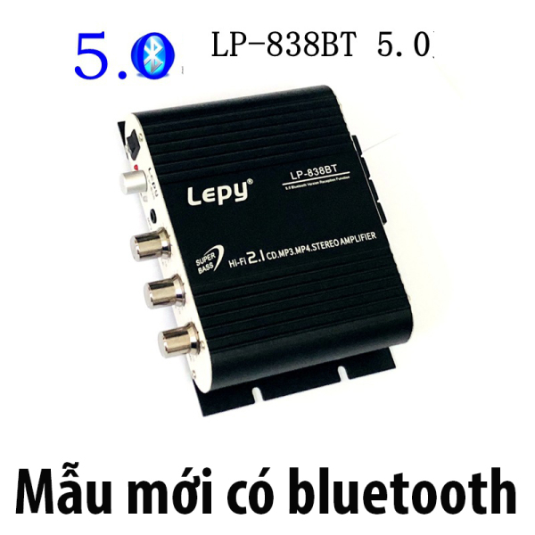 LOẠI MỚI CÓ BLUETOOTH mini lepy 838 amly lepy 838 AMPLY LEPY LP-838 12V Hi-Fi 2.1(độ xe máy,xe tải,nghe nhạc gia đình.... ...)