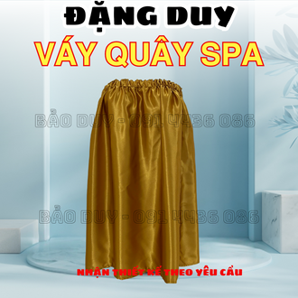 Váy Quây Spa | Chất Liệu Lụa Mát Sang Chảnh Nhiều Màu Để Chọn