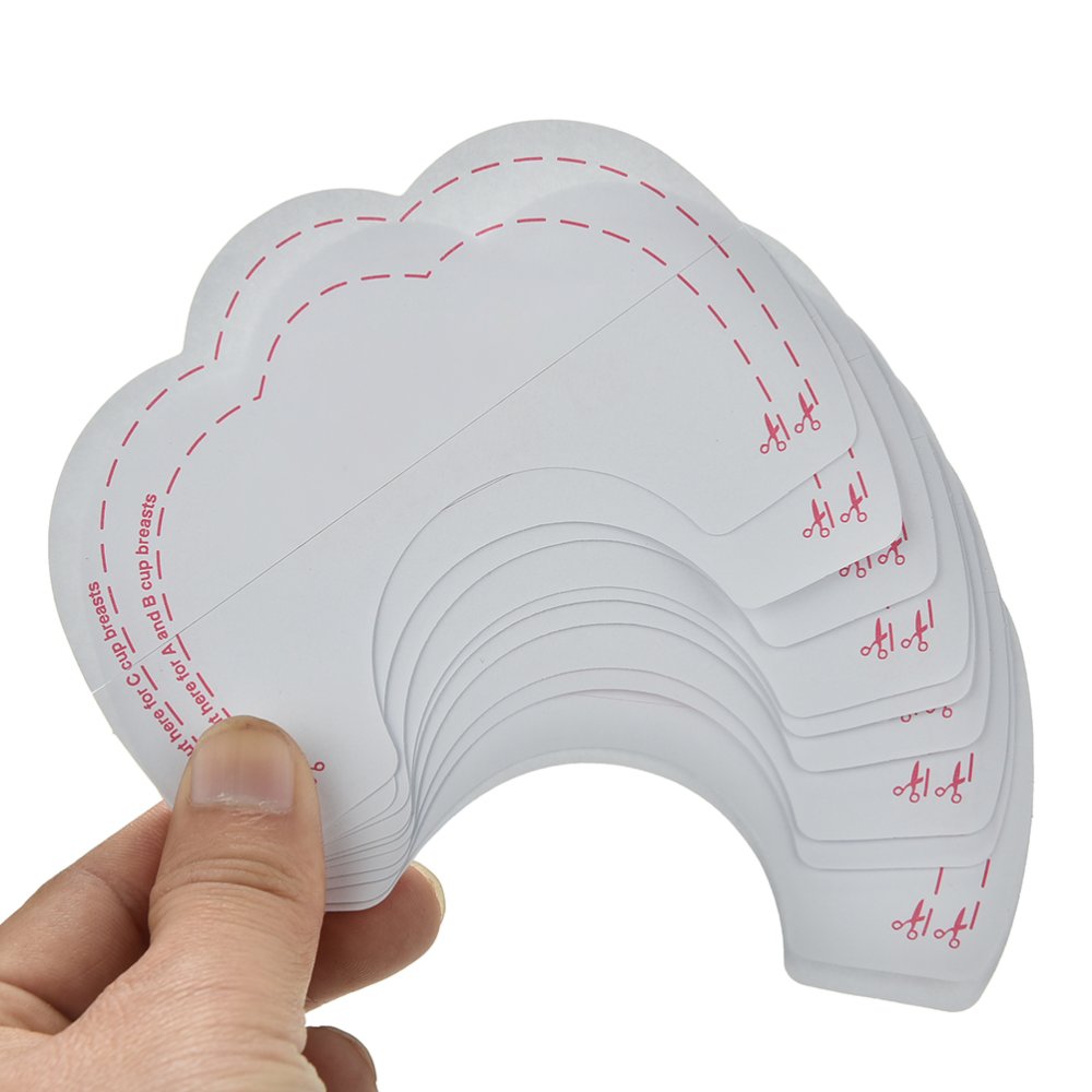 Set 10 miếng dán nâng ngực trong suốt
