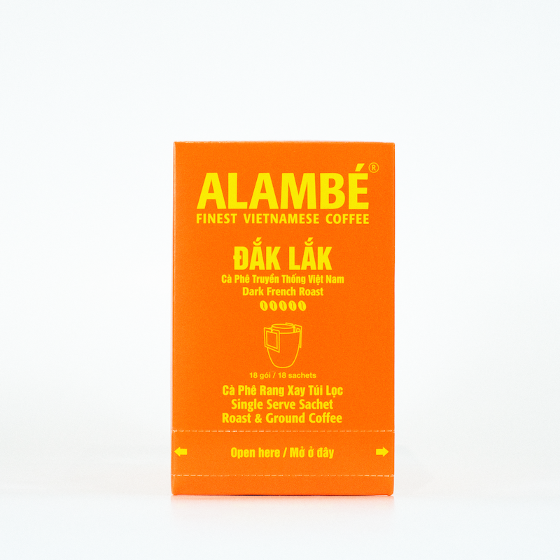 [HCM]CÀ PHÊ TÚI LỌC ALAMBÉ - ĐẮK LẮK (18 gói x 10g)