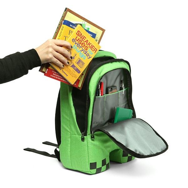 Backpack Creeper Minecraft chính hãng có chân