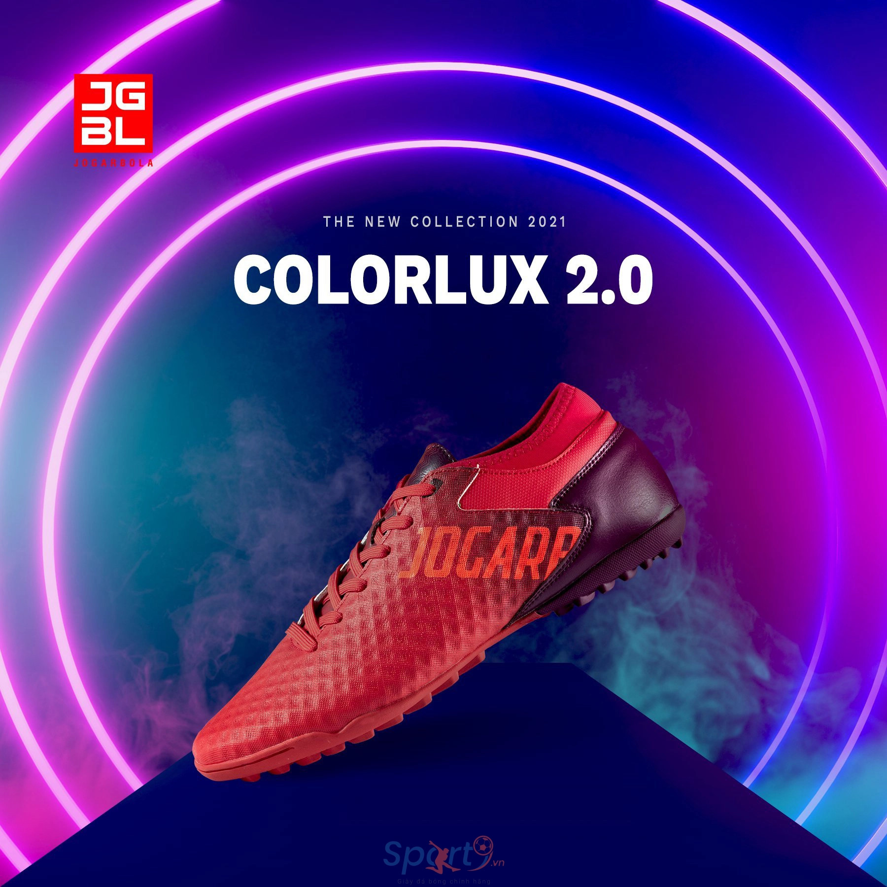 Giày đá bóng Jogarbola ColorLux 2.0 - Red