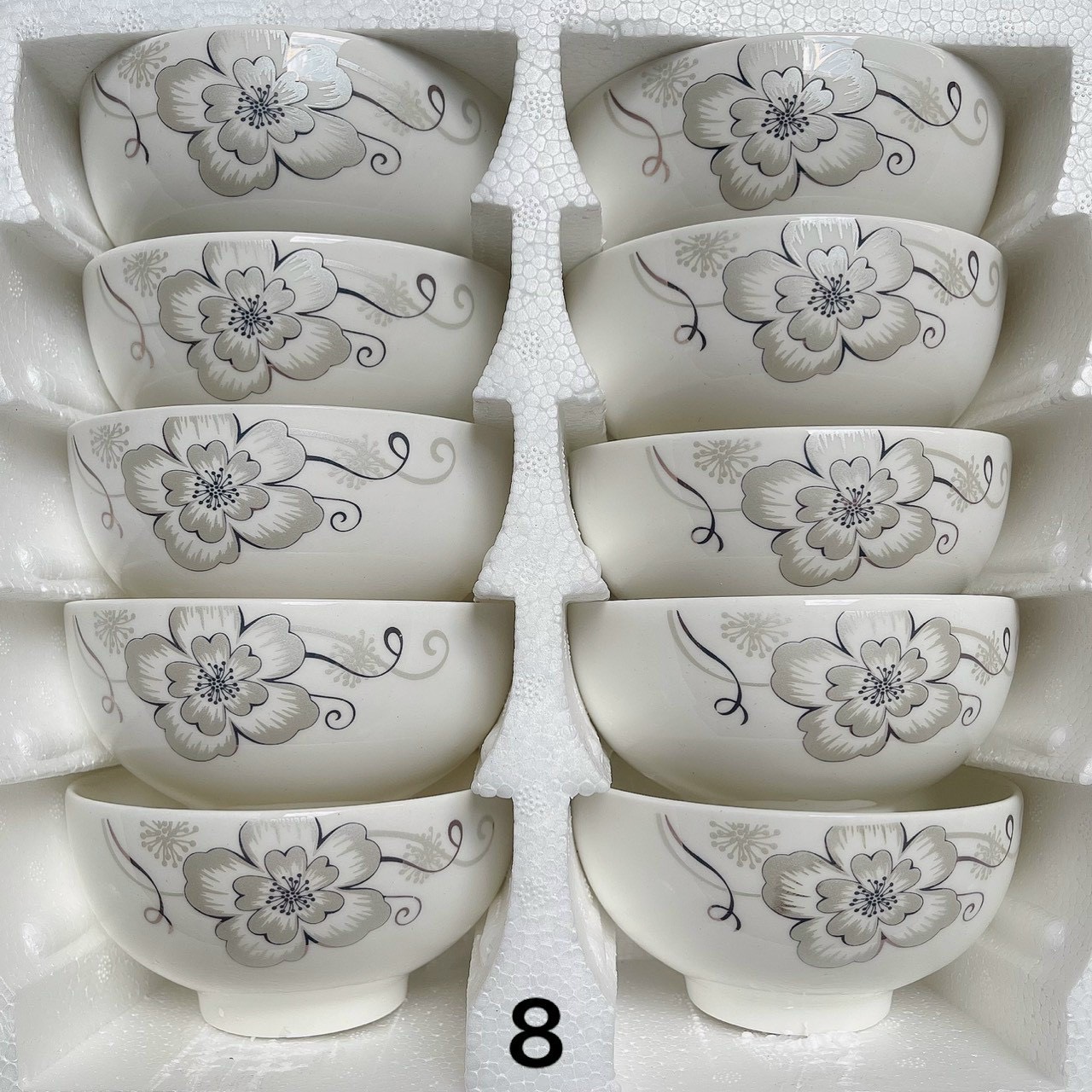 [HCM]CHÉN CƠM SỨ ( 1 BỘ/10 CÁI )