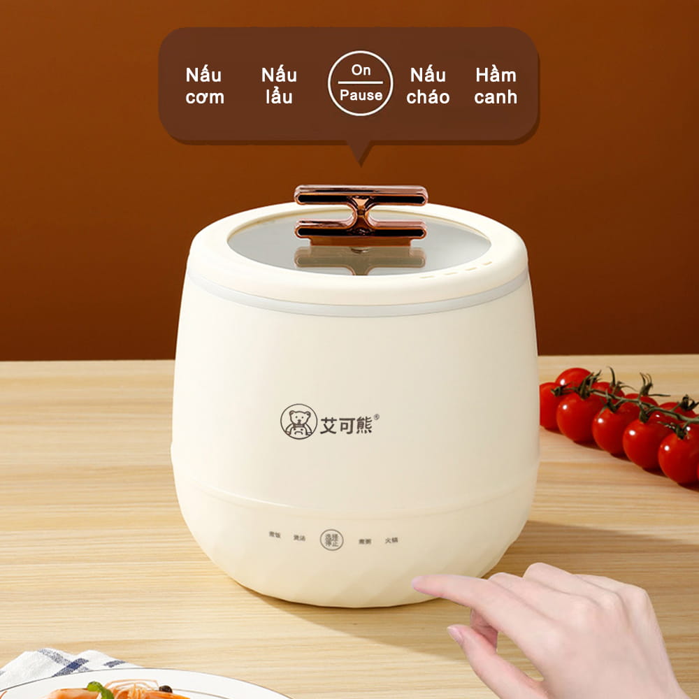 Nồi Cơm Điện Mini Thông Minh Đa Năng, Không Dính