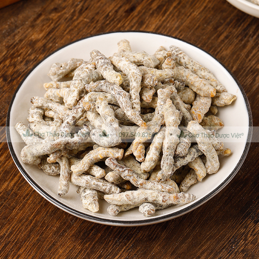 Bạch cương tằm 100g, tằm vôi khô, trắng, nguyên con - Chợ Thảo Dược Việt
